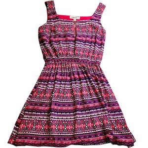 Cloud Sky Women's Summer Multi Print Mini Dress Women's Size M